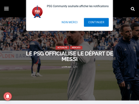'psgcommunity.com' screenshot