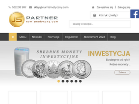 'numizmatyczny.com' screenshot