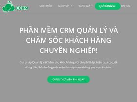 'ecrm.vn' screenshot