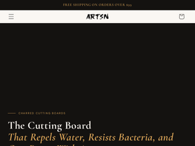 artsn.com homepage screenshot