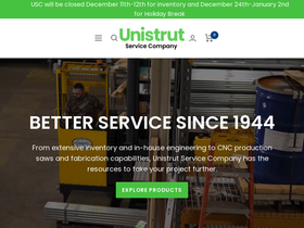 'unistrutohio.com' screenshot