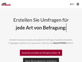 'easy-feedback.de' screenshot