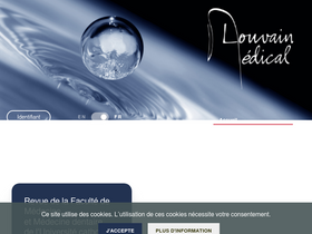 'louvainmedical.be' screenshot