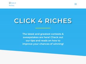 'click4riches.com' screenshot