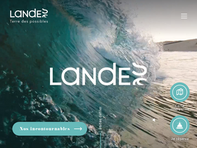 'tourismelandes.com' screenshot