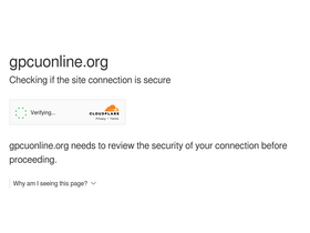 'gpcuonline.org' screenshot