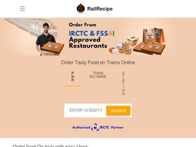 'railrecipe.com' screenshot