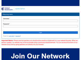 'spectera.com' screenshot