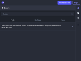 'mastodon.world' screenshot