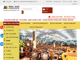 'noithatminhkhoi.com' screenshot