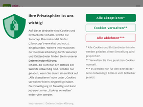 'meineapotheke.de' screenshot