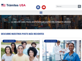 'tramites-usa.com' screenshot
