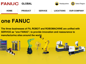 'fanuc.com' screenshot