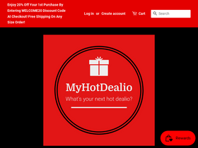 myhotdealio.com homepage screenshot
