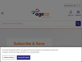 'ageukincontinence.co.uk' screenshot