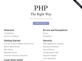 'phptherightway.com' screenshot