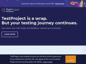 'testproject.io' screenshot