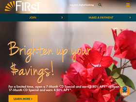 'firstcu.net' screenshot