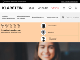 'klarstein.it' screenshot
