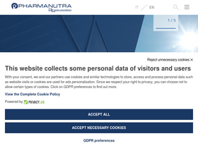 'pharmanutra.it' screenshot