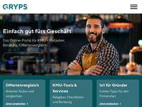 'gryps.ch' screenshot