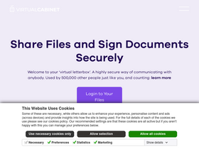 'virtualcabinetportal.com' screenshot