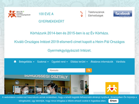 'heimpalkorhaz.hu' screenshot