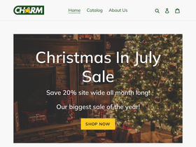 charmholiday.com homepage screenshot