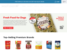 wooftown.com homepage screenshot