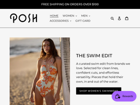 poshonline.com homepage screenshot