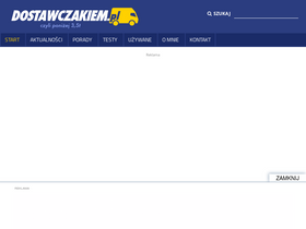 'dostawczakiem.pl' screenshot