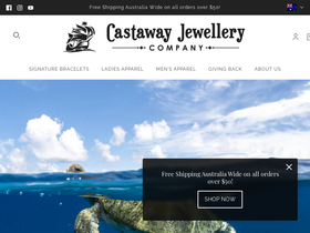 castawayjewellerycompany.com.au homepage screenshot