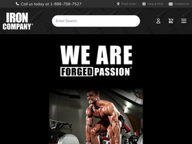 'ironcompany.com' screenshot