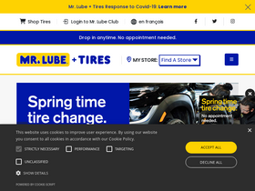 'mrlube.com' screenshot