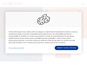 'cardavantaj.ro' screenshot