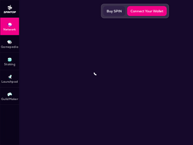 'spintop.network' screenshot