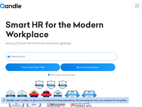 'qandle.com' screenshot