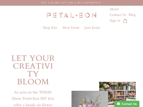 Petal+Eon website screenshot