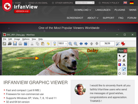 'irfanview.net' screenshot
