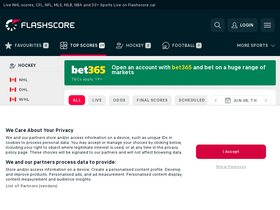 'flashscore.ca' screenshot