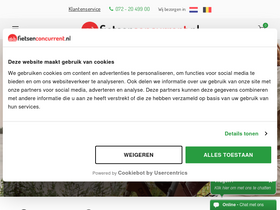 'fietsenconcurrent.nl' screenshot
