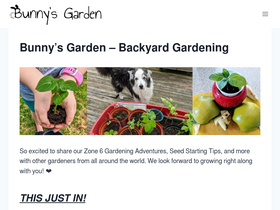 'bunnysgarden.com' screenshot