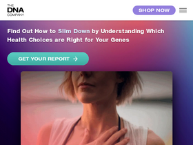 'thednacompany.com' screenshot