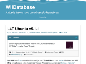 'wiidatabase.de' screenshot