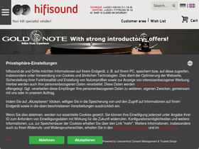 'hifisound.de' screenshot