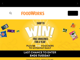'foodworks.com.au' screenshot