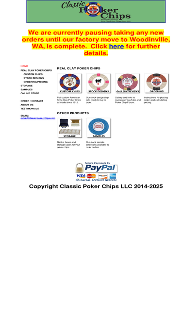 classicpokerchips.com