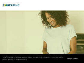 'foodpairing.com' screenshot