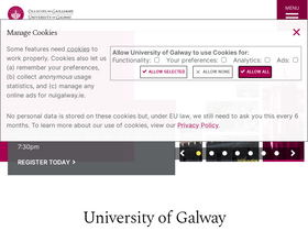 'universityofgalway.ie' screenshot