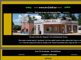 'lov2xlr8.no' screenshot